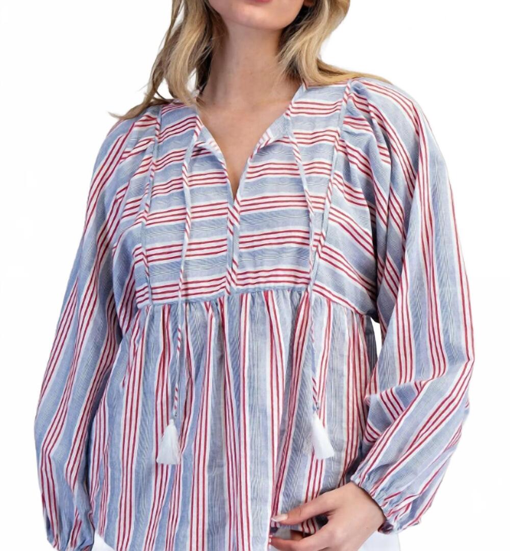 NEW EE:SOME cherry sky long-sleeve top in light blue